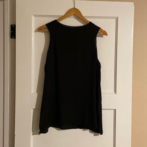 Vince sleeveless silk top